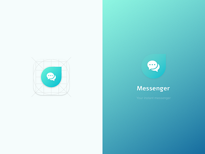 Messenger Logo logo logodesign messenger messengerlogo mobileapplogo