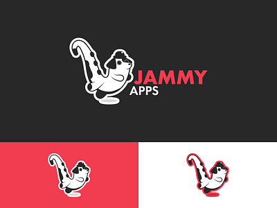 Doggophone animal black and white branding dog fun funny humor logo logo design mascot saxophone software