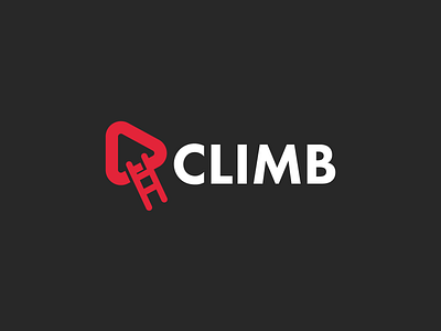 Climb arrow climb climbing design ladder logo minimal upward