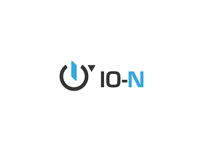 IO-N - Testing Teams black blue brand design button io ios logo logo design minimal off on power