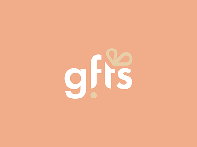 Gfts branding design elegant friendly gift logo luxurious minimal modern typography wordmark
