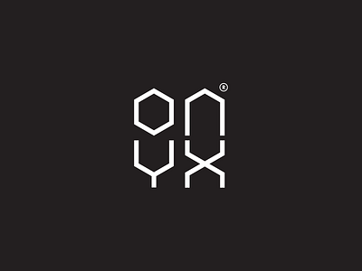 ONYX black branding crystal design gem graphic design logo minimal onyx typography wordmark