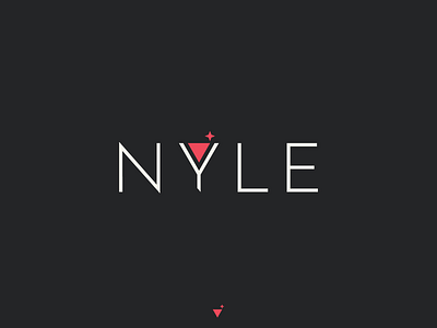 NYLE black branding club design glass logo minimal nightclub pink red wine wordmark