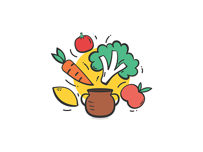 Healthy Foods food fruit health logo vegetable