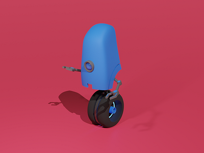 Cute Robot 3d model playoff robot