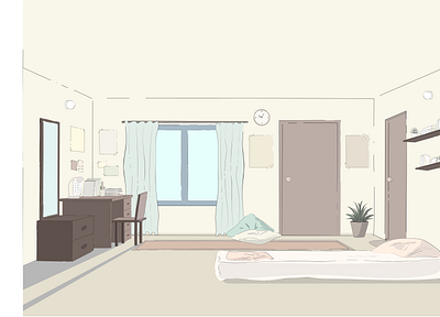 Room Illustration illustration vector