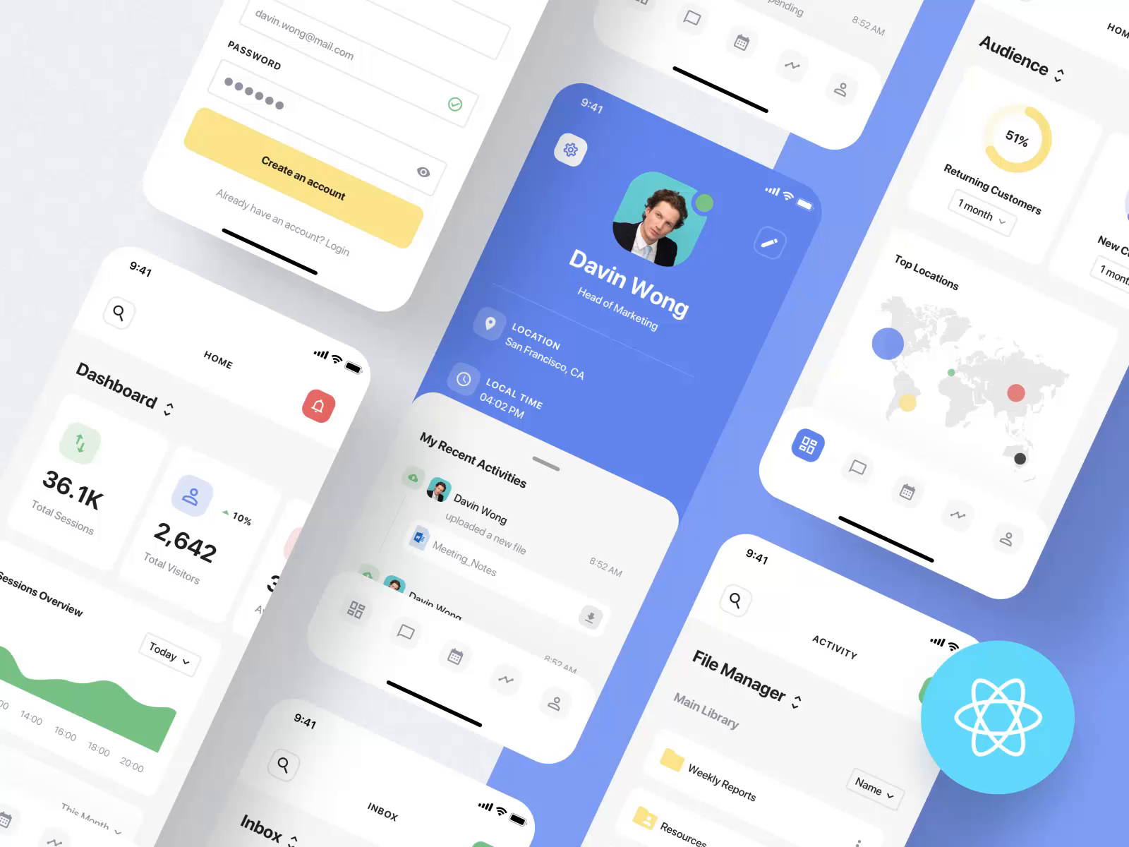 Saas react app builder renbeer
