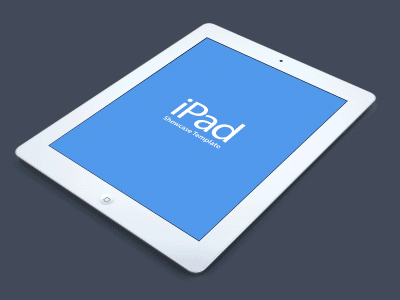 iPad Showcase Template free ipad psd showcase template