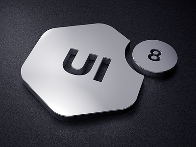 UI8 Logo Mount logo mount mount. ui8 wall