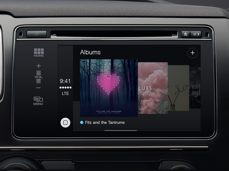 Albums CarPlay by UI8 on Dribbble