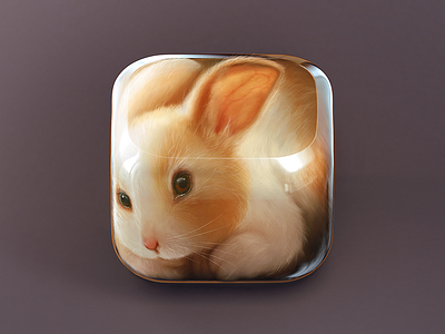 Bunny Icon bunny fun furry icon ios ios7