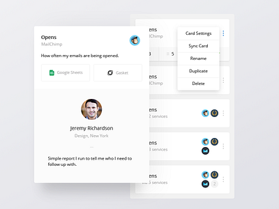 Gasket Cards By Ui8 On Dribbble