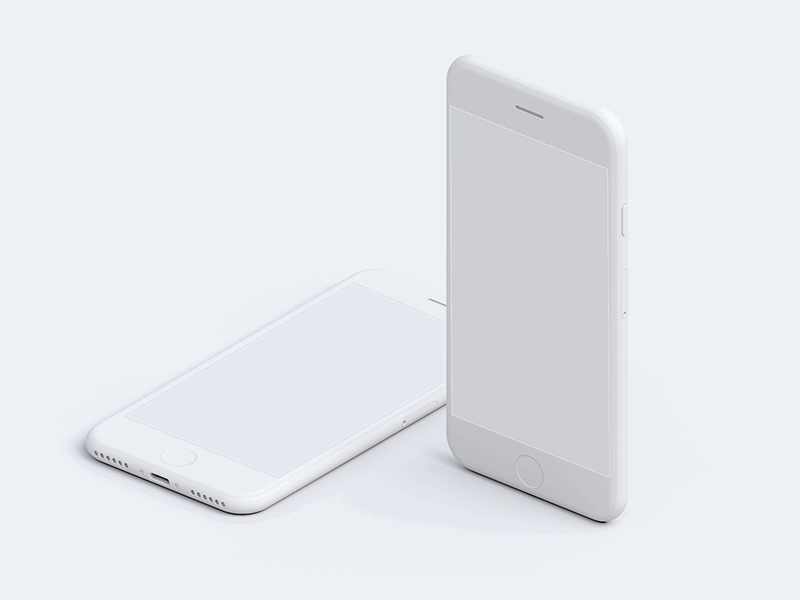 Simple Mockups 3d apple clean free freebie iphone minimal mockups phones psd simple templates