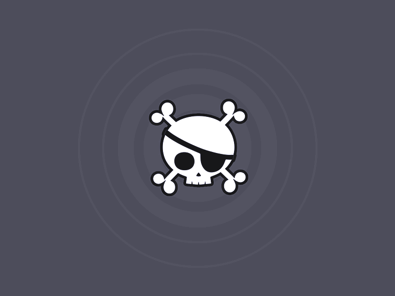 Skull Loader ae animation app branding c4d gif ios loader logo motion skull
