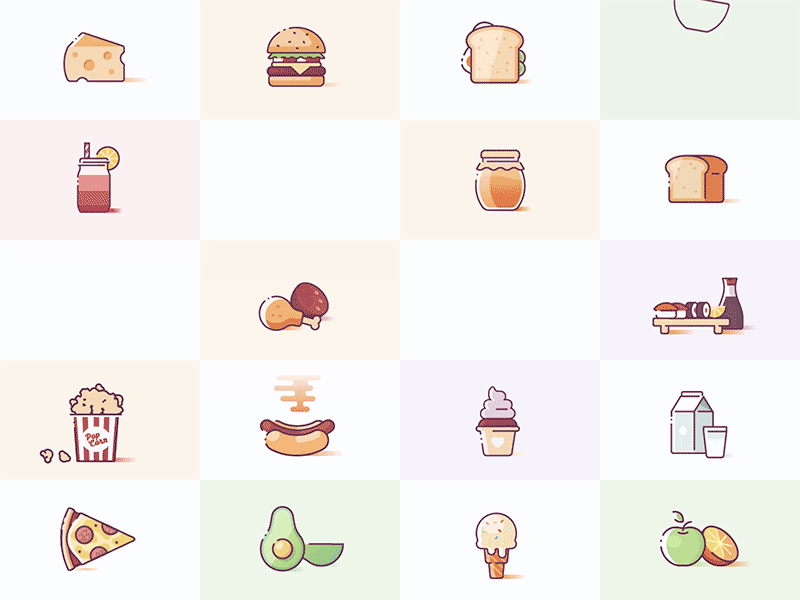 Yummies Animated Icon Set