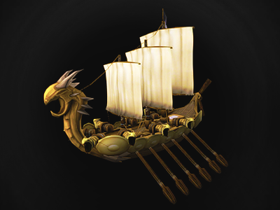 3d model - Viking Ship 3d art best design designers developer development direction game graphic iphone mobile model modeling pirates sail boat ship