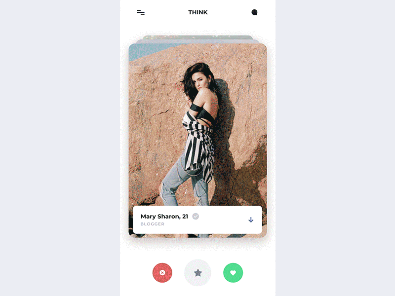 Dating App ae app dating gif interaction ios motion sketch ui ui8 ux