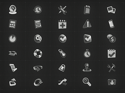 Shiny 3D Icons (Set 1) by UI8 on Dribbble