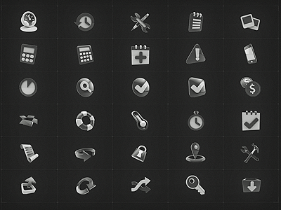 Shiny 3D Icons (Set 1) 3d android app apps artists best design designers developers graphic graphics icon icons interface ios ipad iphone mobile ui user web website
