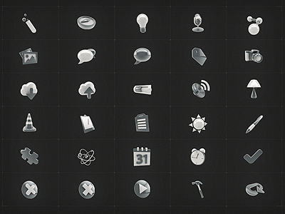 Shiny 3D Icons (Set 2)