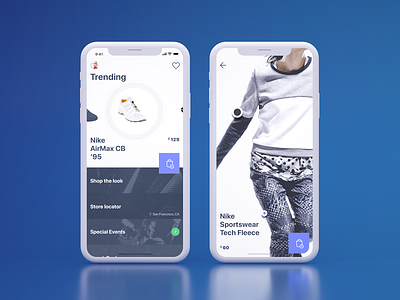 Sports Gear App app ios iphonex mockups ui ui8 uidesign ux