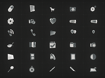 Shiny 3D Icons (Set 4)