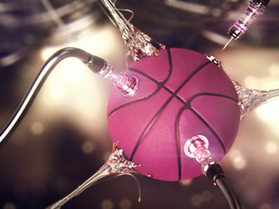 Dribbble HD 3d basketball connect dribbble invites matrix pink