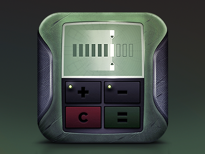 Military Calculator Icon graphic design graphics icon icon design icons illustration