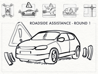 Roadside Assistance graphic design graphics icon icon design icons illustration scetch set