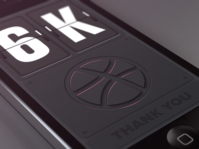 6k + Dribbble Invite