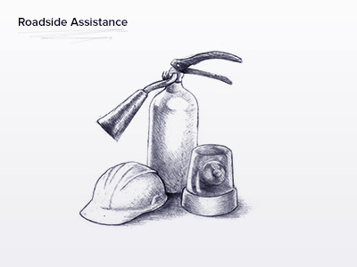 Roadside Assistance Icon - Sketch icon sketch