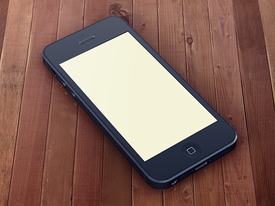 Another iPhone5 Template (Final) 3d apple black free freebie iphone5 psd template