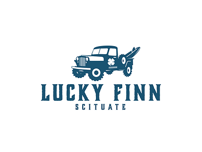 Lucky Finn car clover finn four leaf lucky old petrean scituate surf