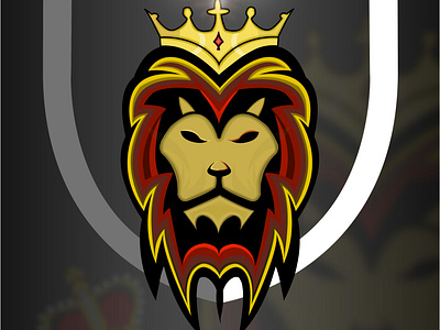 King Lion macot logo