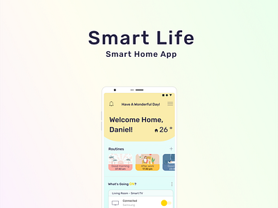 Smart Home App UX/UI Design