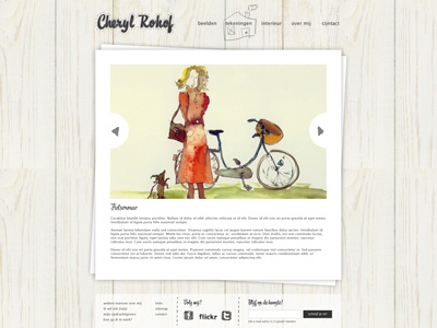 New web design clean paper white wood