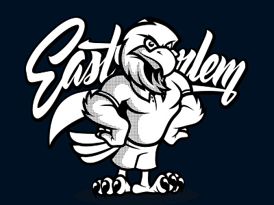 East Harlem Hawks mascot