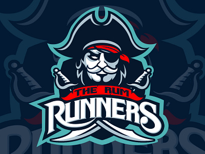 The Rum Runners animal artwork baseball basketball beast beer branding brewery design fitness graphic design illustration logo mascot pirate rum sport typography vector