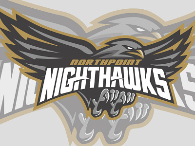 Northpoint Nighthawks animal artwork baseball basketball beast beer branding eagle eagles fitness football graphic design illustration logo mascot nighthawk sexy sport typography vector