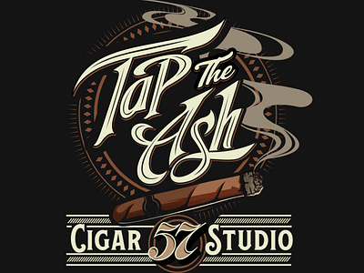 Tap the Ash artwork baseball basketball beast beer branding cigar cigarillo design football graphic design handlettering illustration lettering logo t shirt typography vector vintage whiskey