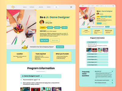 Course Details Page branding course-details design graphic design illustration typography ui ux webdesign