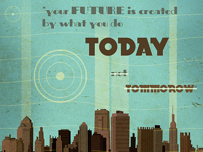 Future future illustration today tomorrow vector