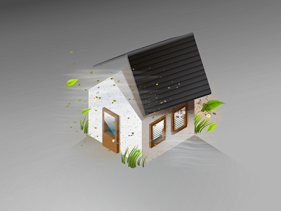 Windstorm icon design game house icon illustrator ui vector wind windstorm