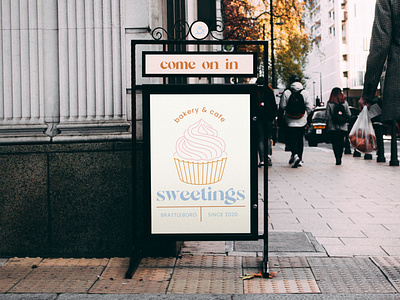 Sweetings Bakery - Standing Sign