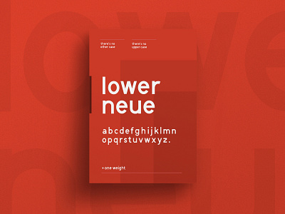 Font poster custom font design display font neue poster type typeface typography