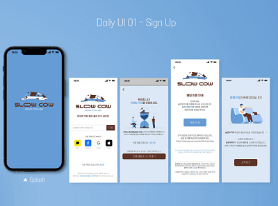 Daily UI 01 -Sign up branding dailyui01 ui