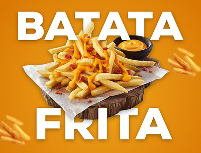Batata Frita 🍟 branding design design de post graphic design identidade visual logo social media typography