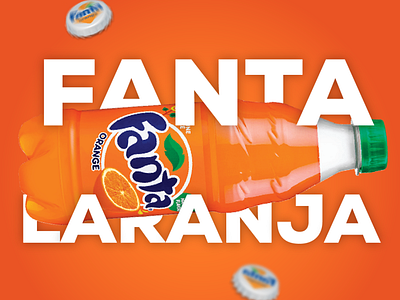 Fanta Laranja 🥤🍊 branding design design de post graphic design identidade visual logo social media typography