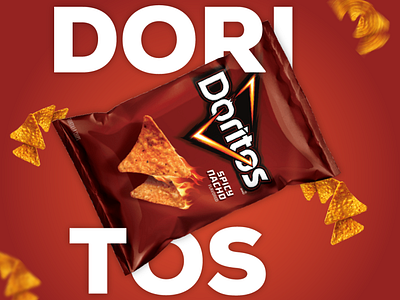 Doritos 🔺️ branding deign de post design graphic design identidade visual logo social media typography
