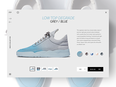 Filling Pieces filling pieces interface layout patta shoes sneakers ui web website